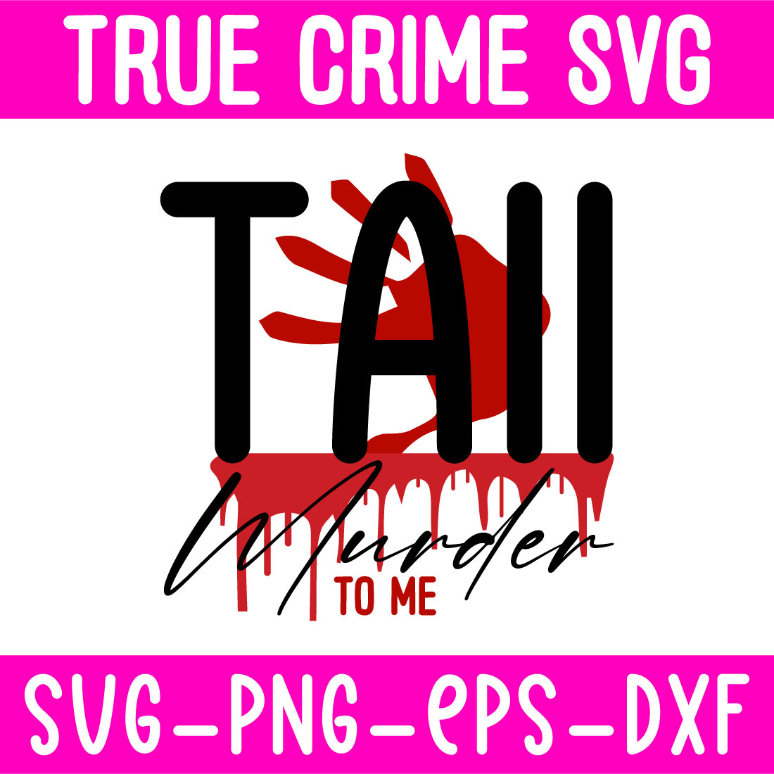 True-Crime Svg preview image.