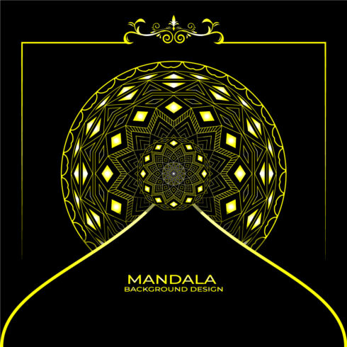 02 Mandala background pattern design cover image.
