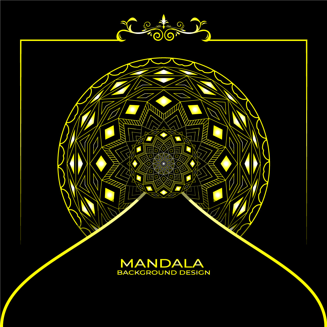 02 Mandala background pattern design cover image.