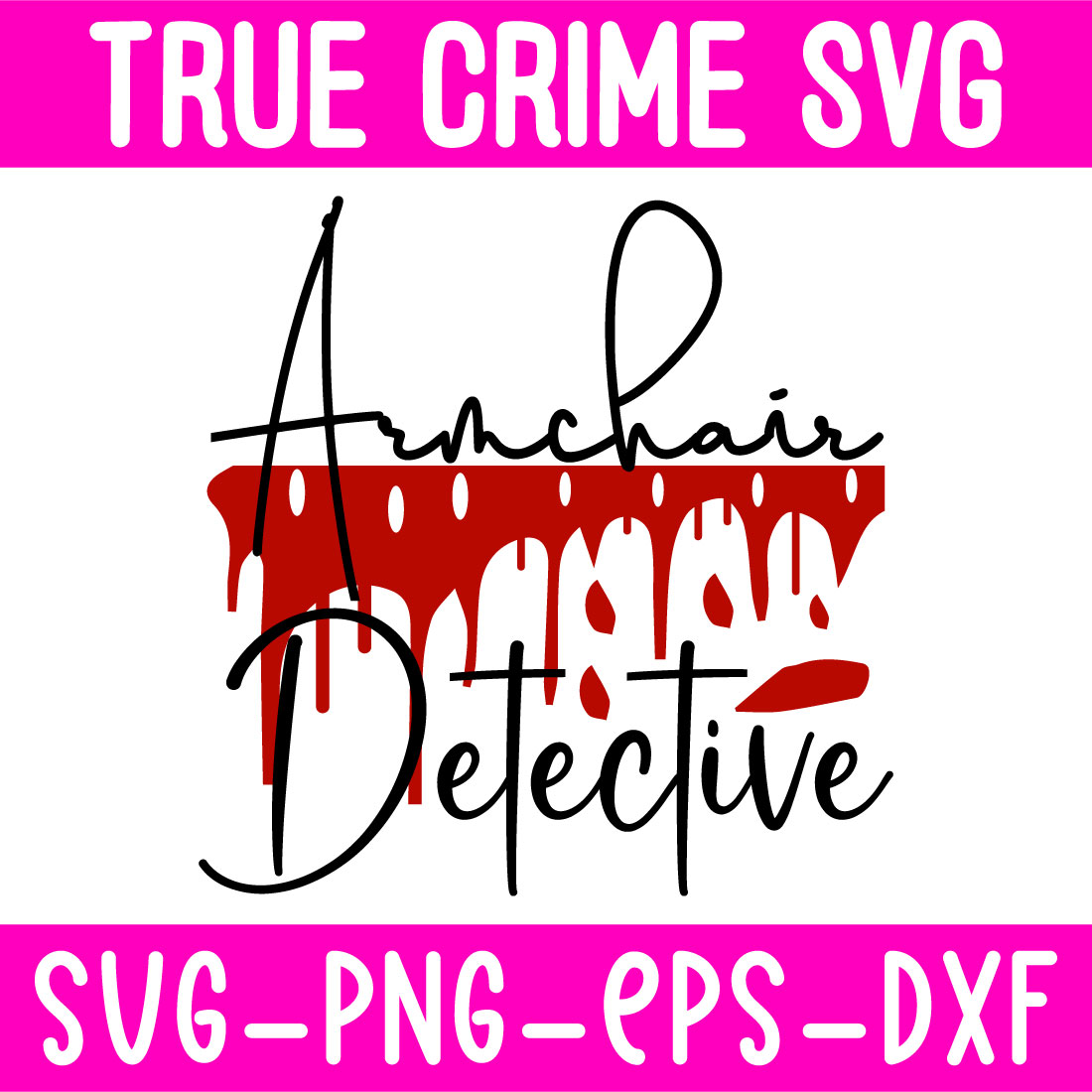 True Crime Svg preview image.