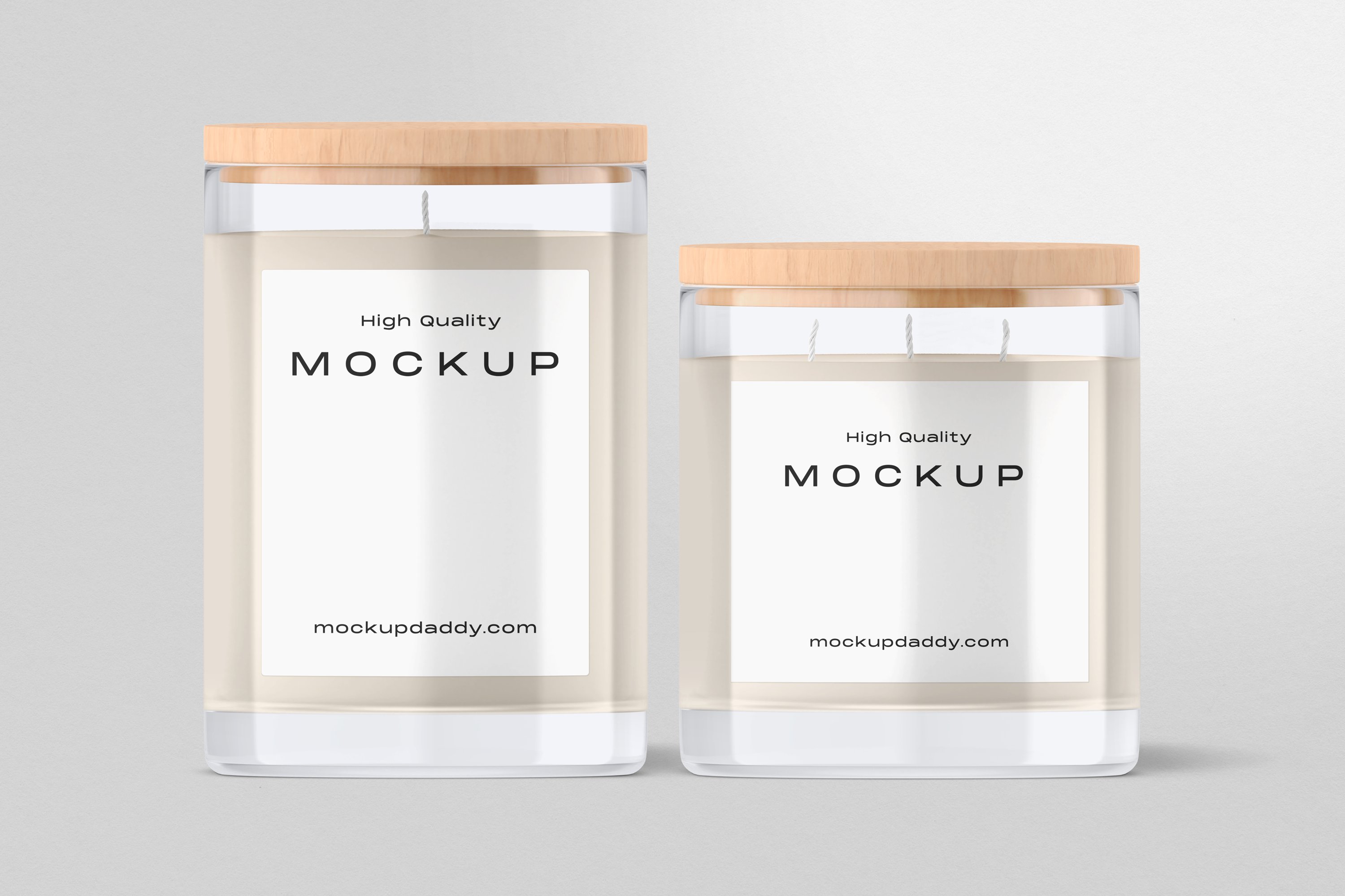 Candle Jar with Box Mockup cover image.