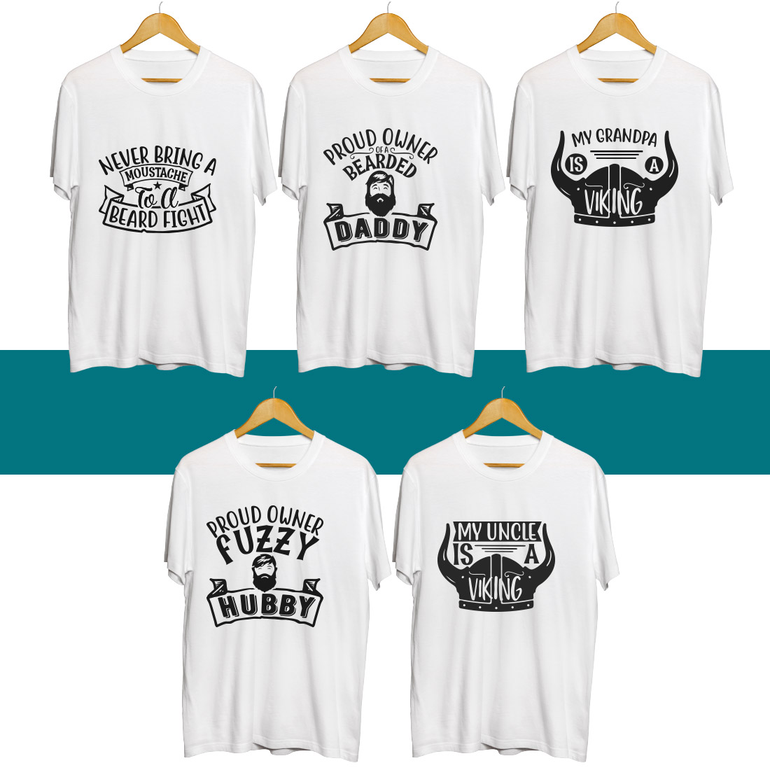 Beach SVG T Shirt Designs Bundle preview image.