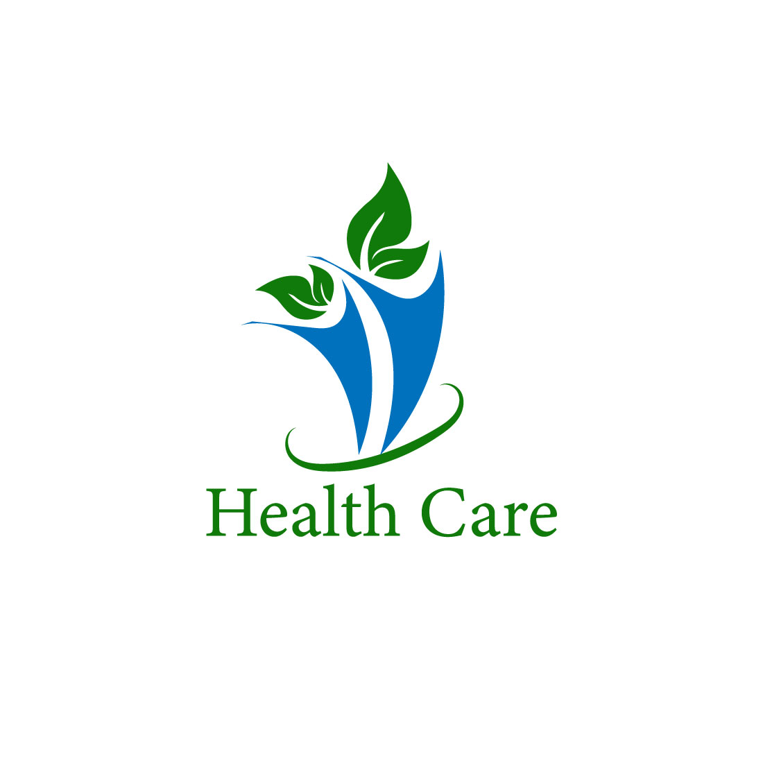 Free Wellness and health logo preview image.
