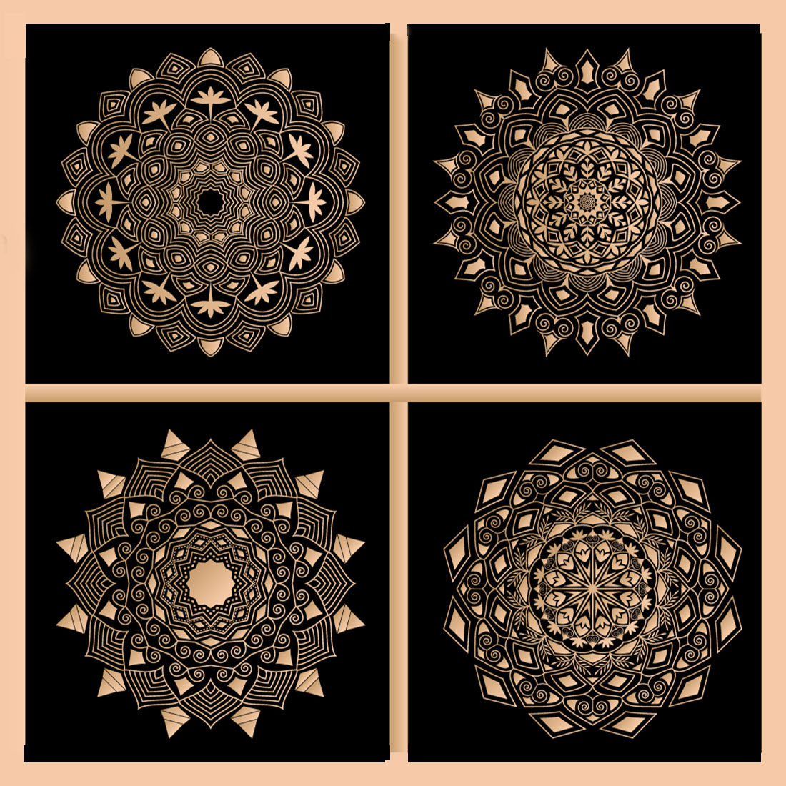 04 Luxury Mandala Design Bundle cover image.