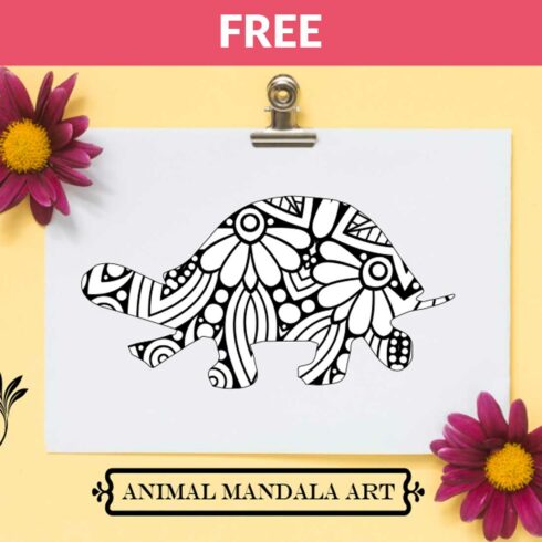 Animal Mandala Boho Style SVG cover image.