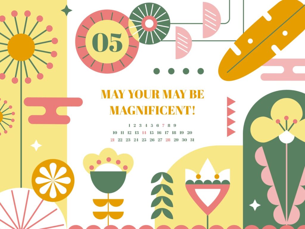 Free May Calendar Printable MasterBundles
