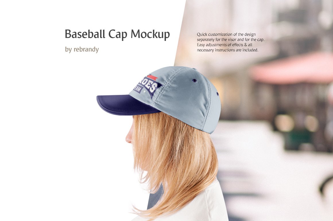 Baseball Cap Mockup cover image.