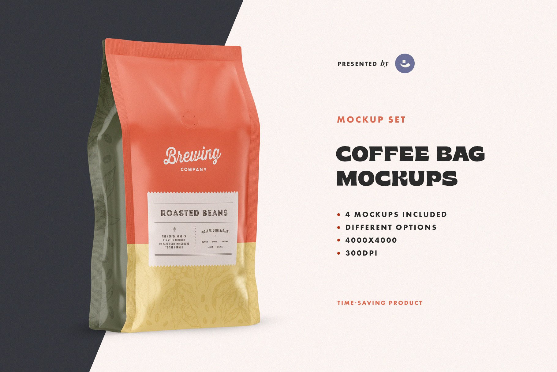 Coffee Bag Mockup Set cover image.