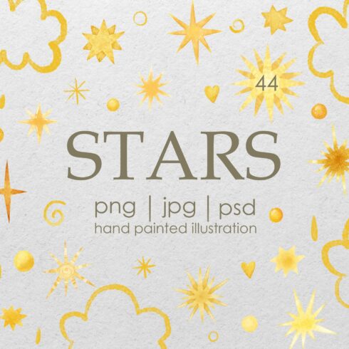STAR, CLOUDS, SKY CLIPART cover image.