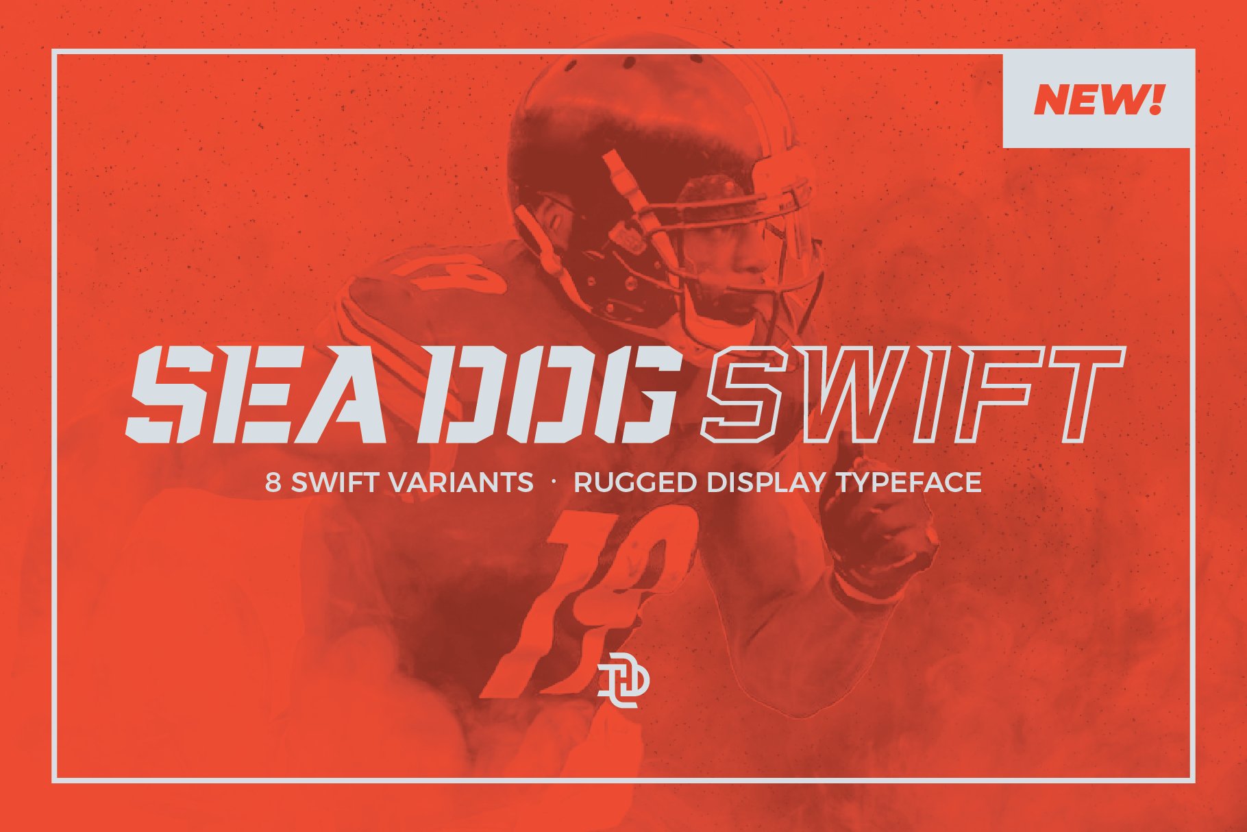 Sea Dog Swift | Sports Display Font cover image.