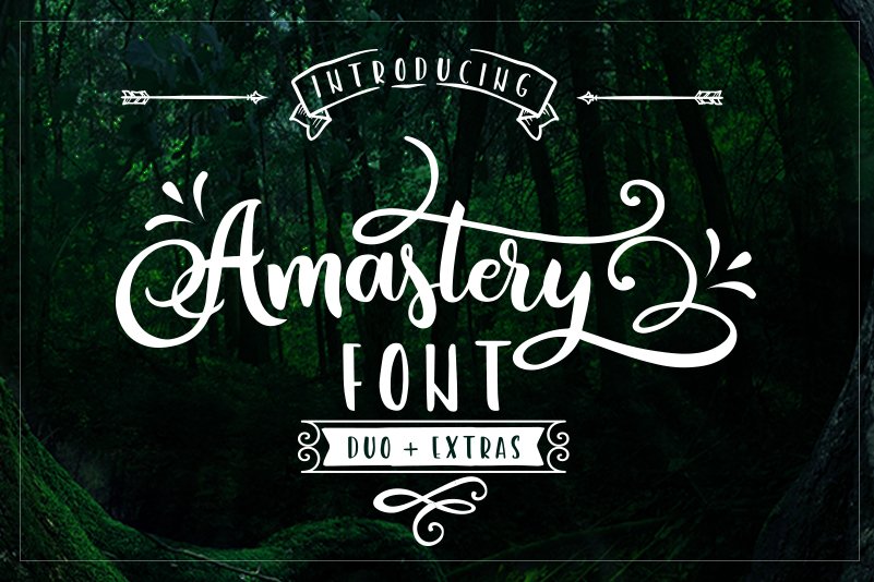 Amastery Font DUO and extras cover image.