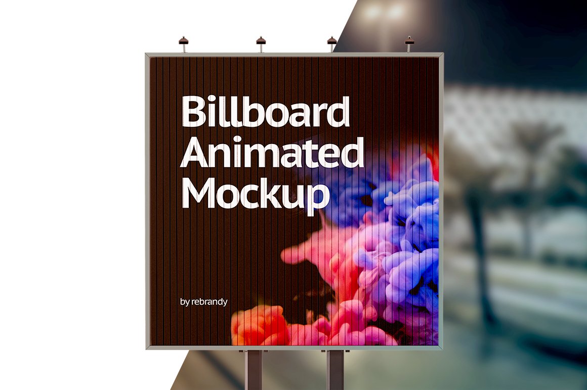 Billboard Animated Mockup cover image.