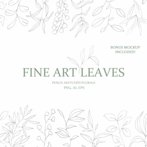 Fine Art Leaves - Pencil Sketches cover image.