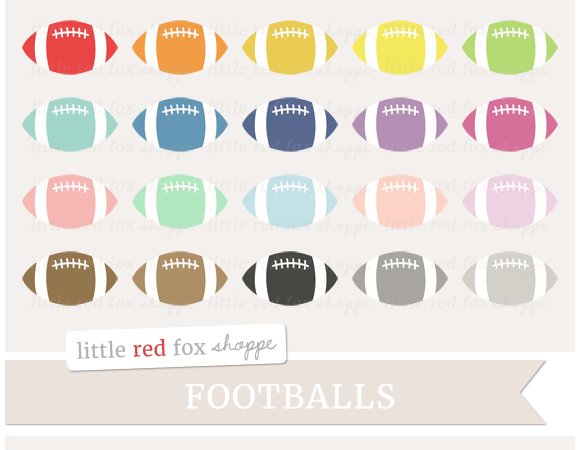 Football Clipart cover image.