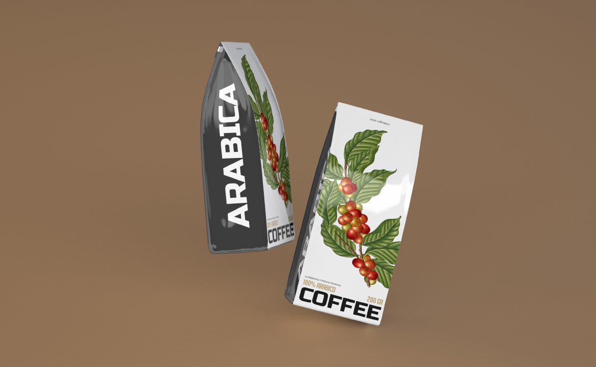 Thin Coffee Pack Mockup preview image.
