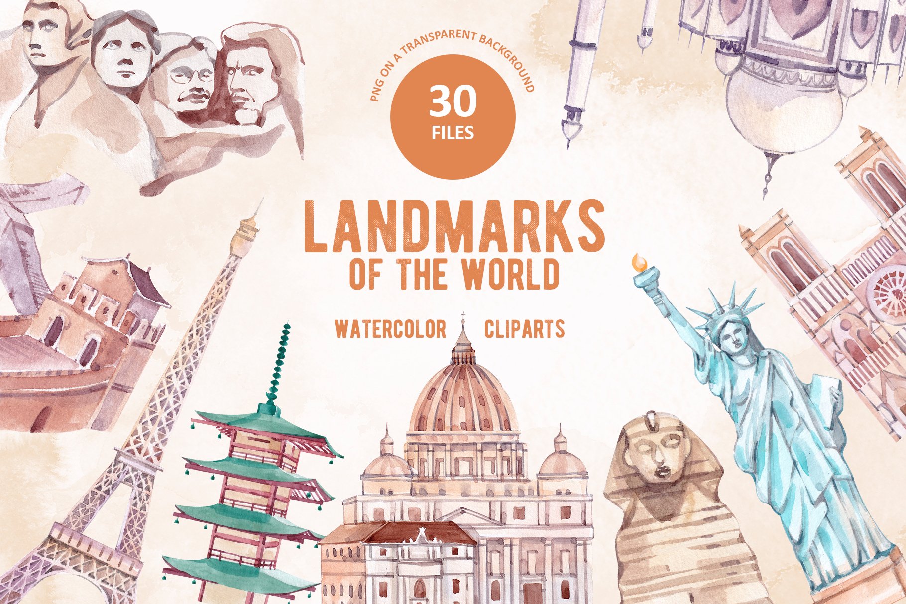 Landmarks of the world cover image.