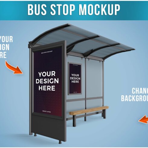 Bus Stop Mockup cover image.