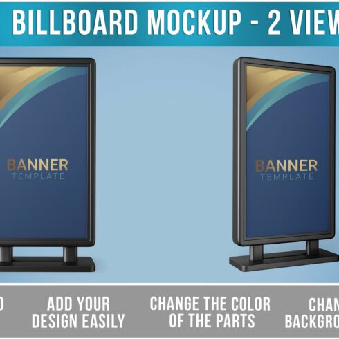 Billboard Display Mockup PSD cover image.