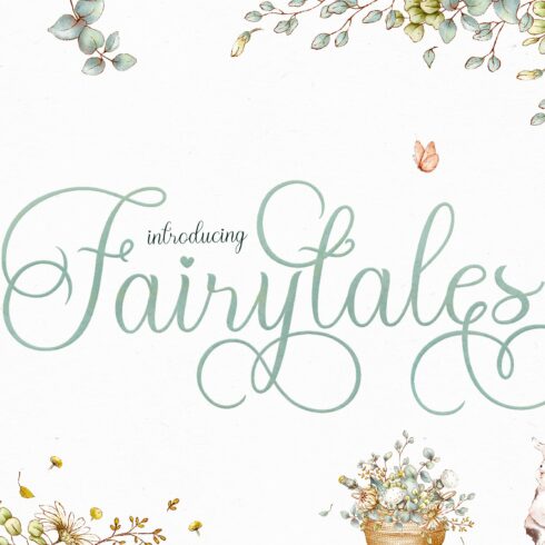 Fairytales Script Font cover image.
