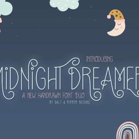 Midnight Dreamer Font cover image.