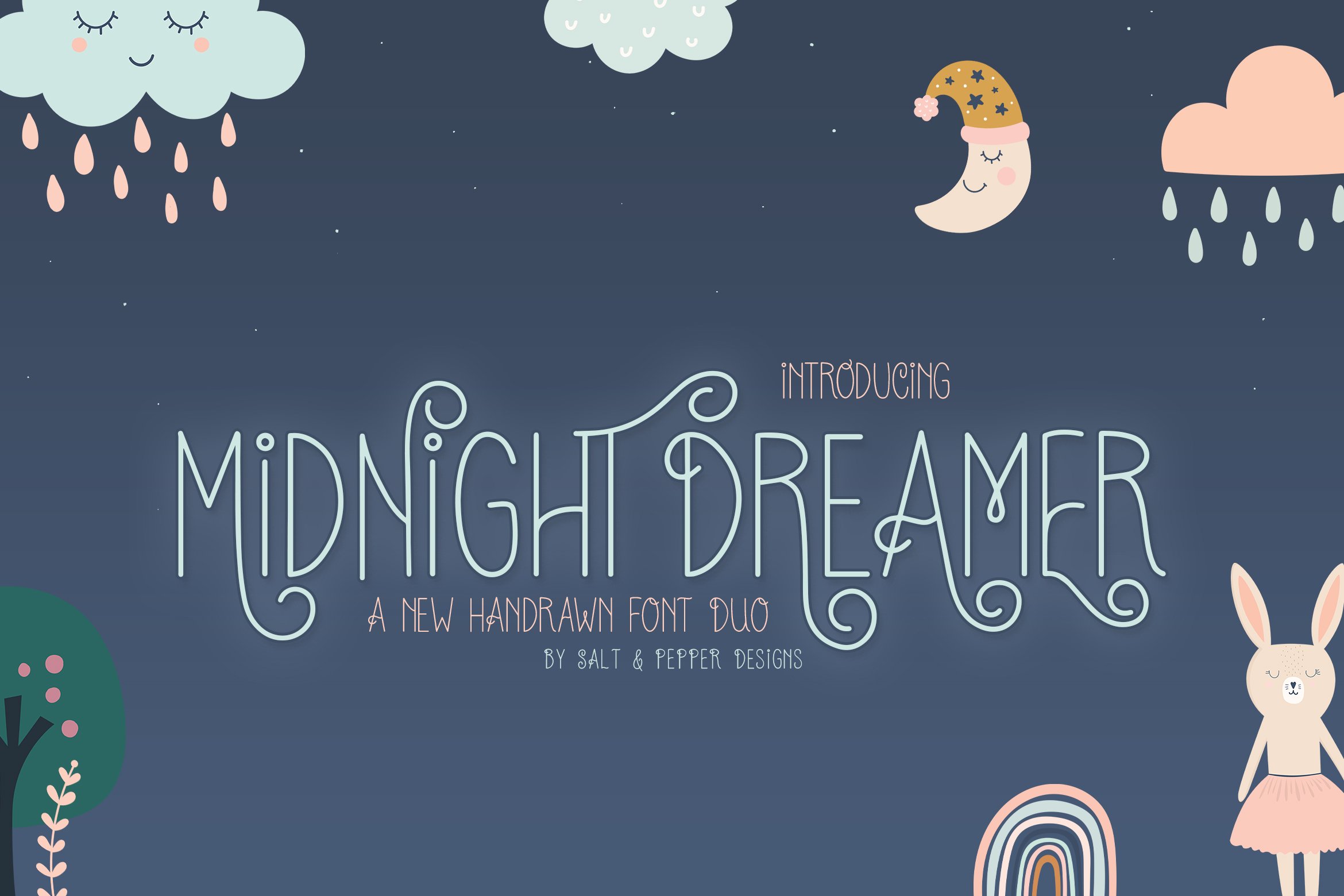 Midnight Dreamer Font cover image.