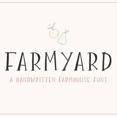 Farmyard Font cover image.