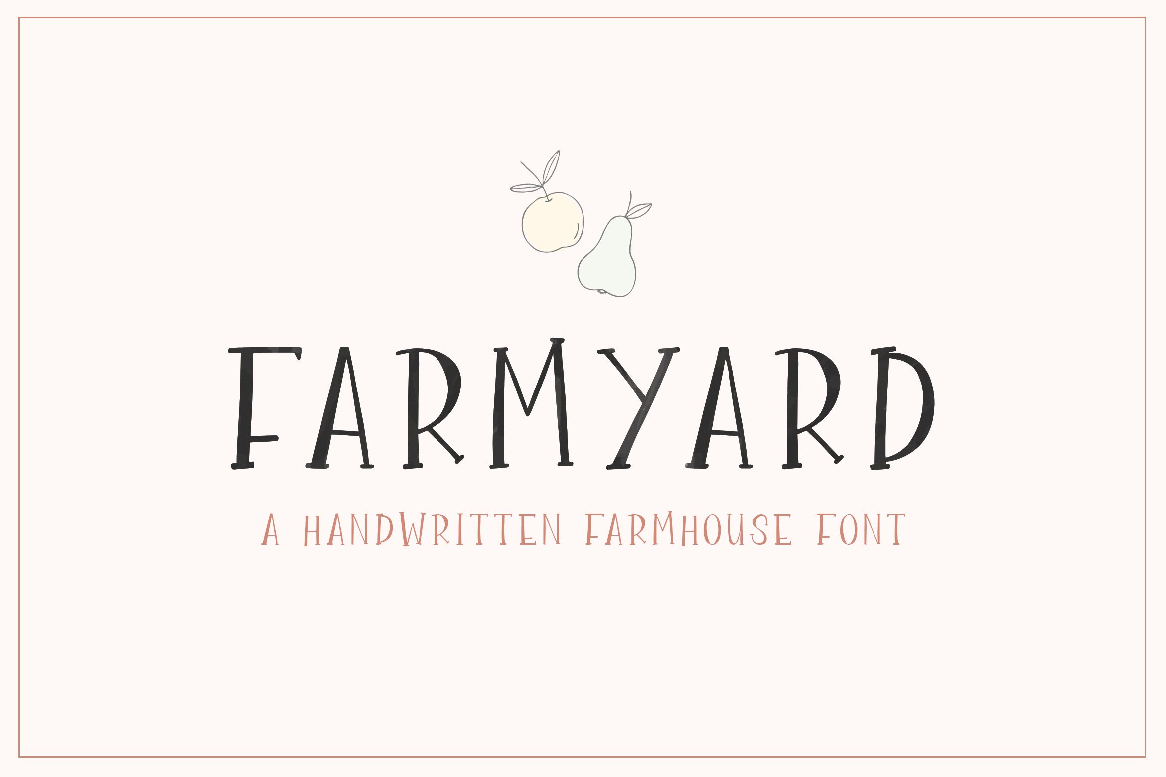 Farmyard Font cover image.