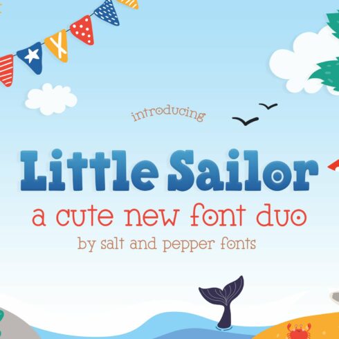 Little Sailor Font Duo cover image.