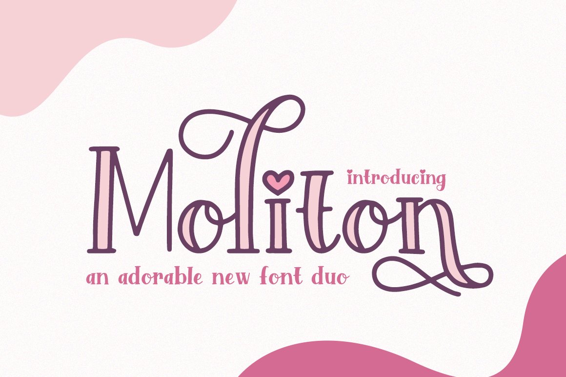Moliton Serif Font Duo cover image.