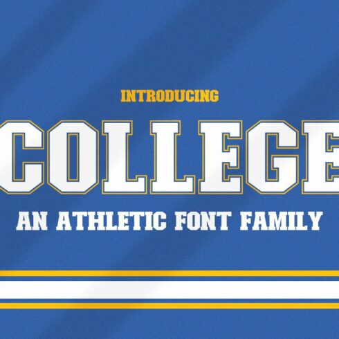 College Font Family cover image.