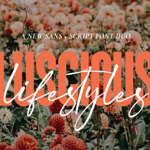 Luscious Lifestyles Font Duo cover image.