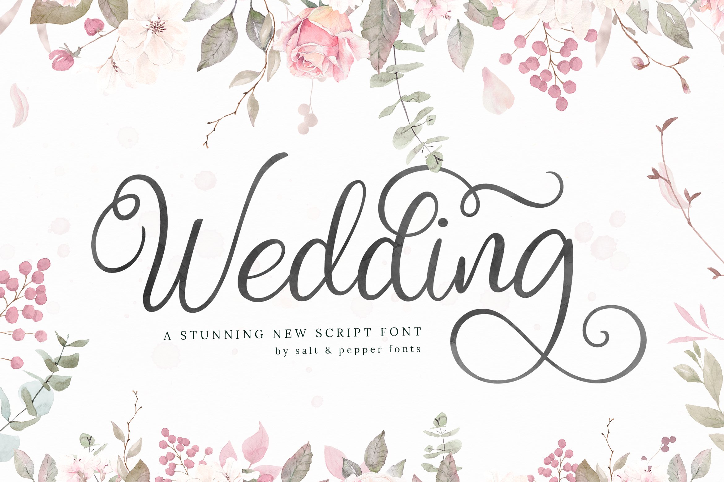 Wedding Script Font cover image.