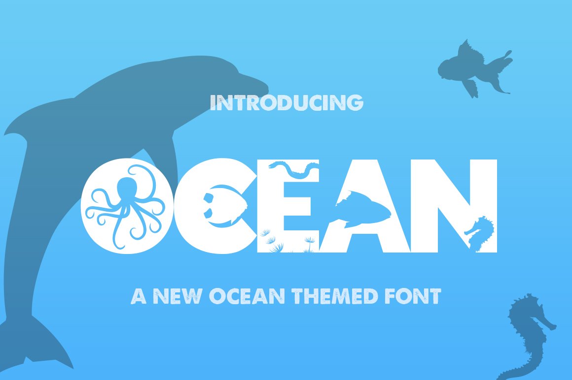 The Ocean Font cover image.