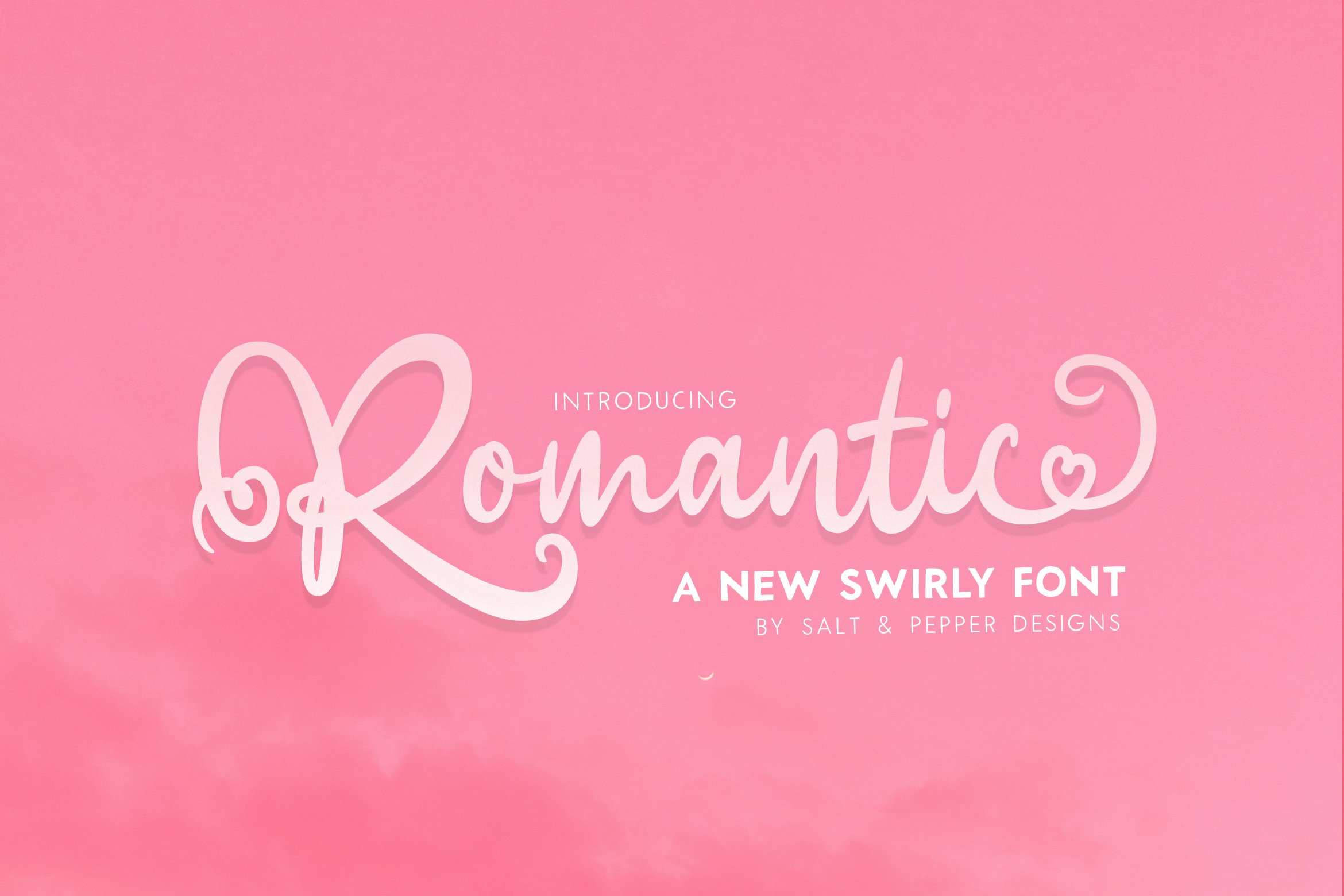 Romantic Script Font cover image.
