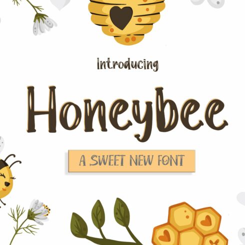 Honeybee Font cover image.