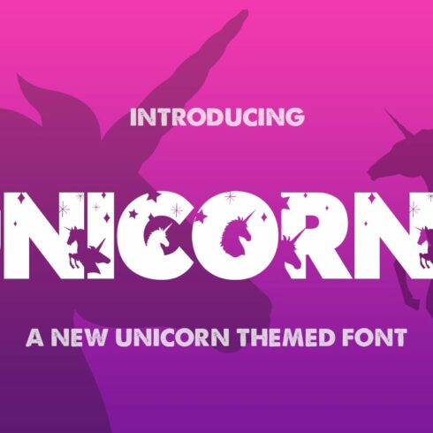 The Unicorns Font cover image.