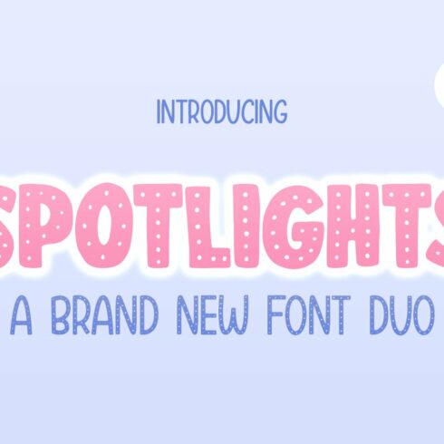 Spotlights Font Duo cover image.