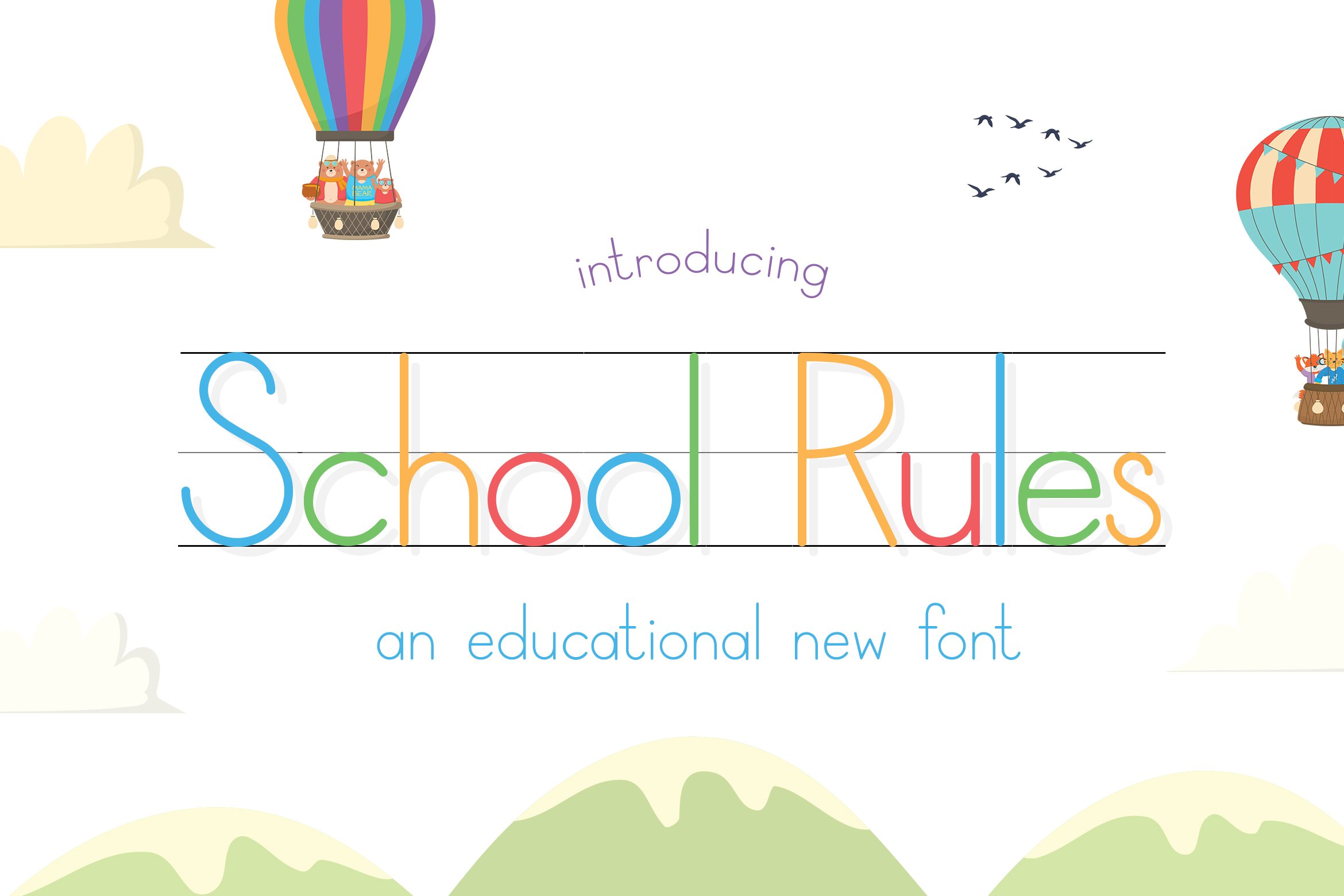 School Rules Font cover image.