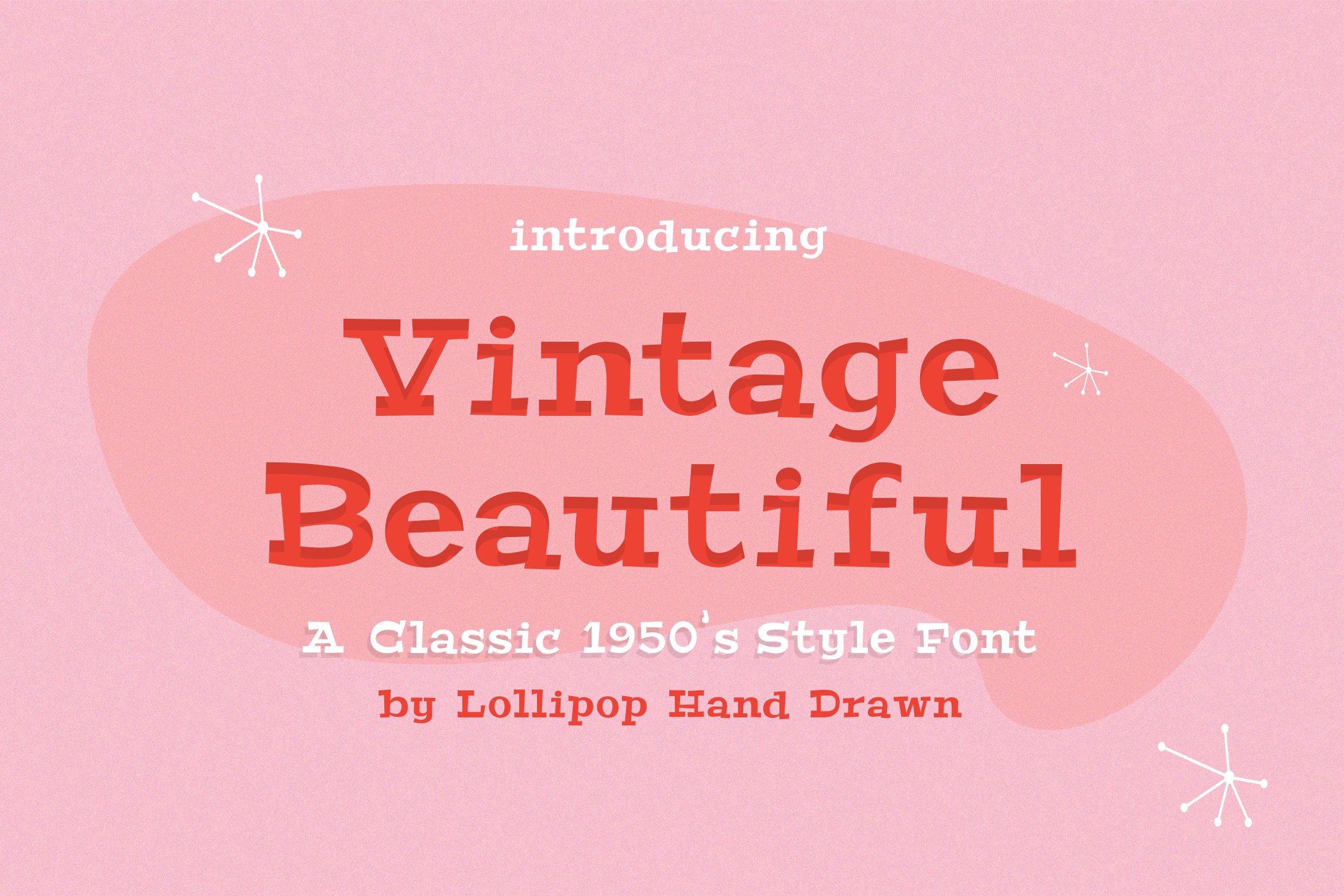 Vintage Beautiful Font cover image.