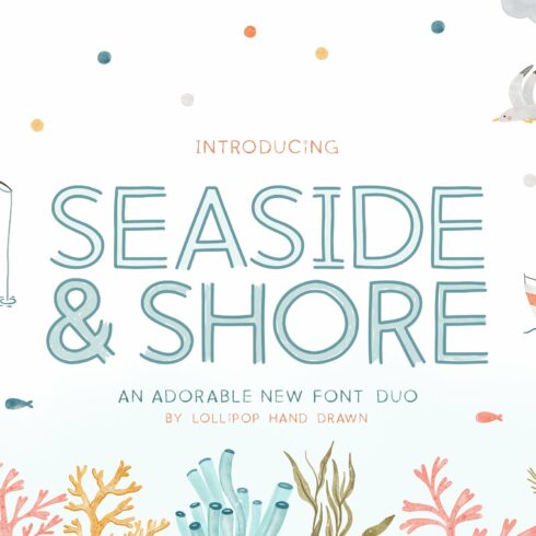Seaside and Shore Font cover image.