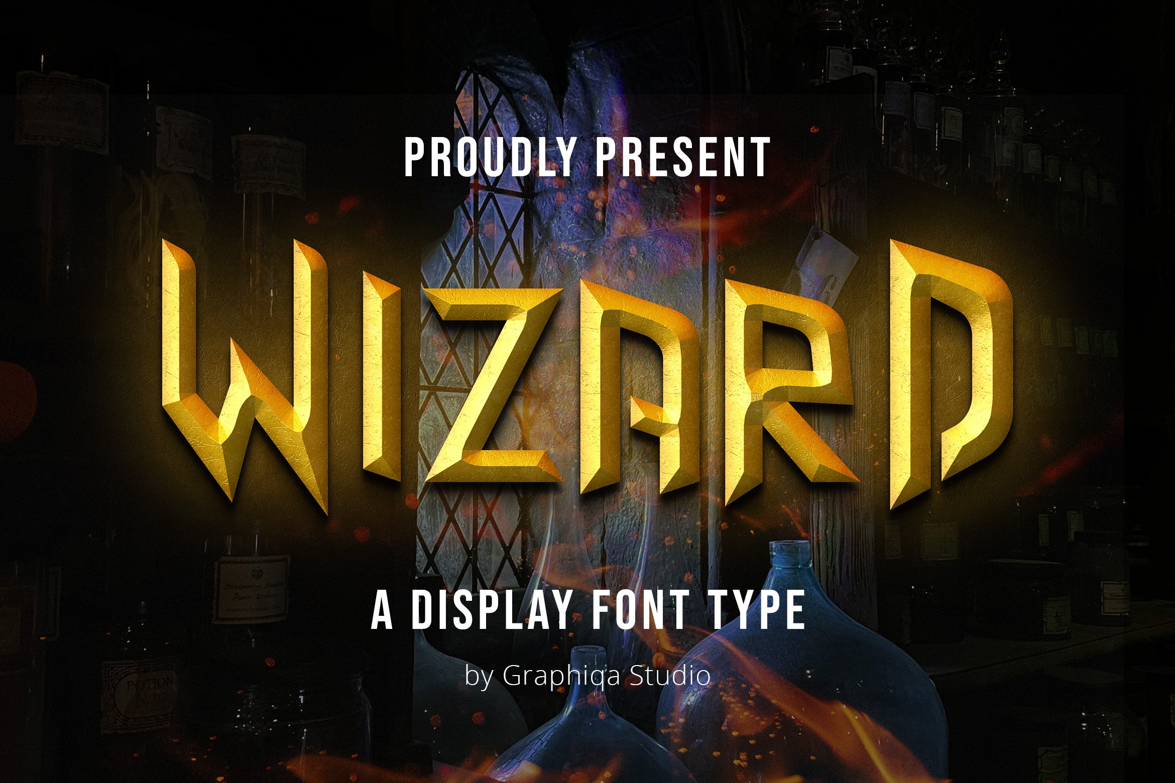 Wizard - Magic Display Font cover image.
