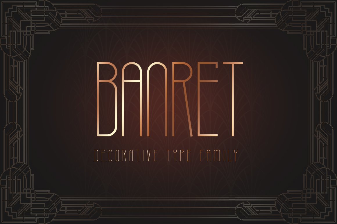 Banret. Font Family cover image.