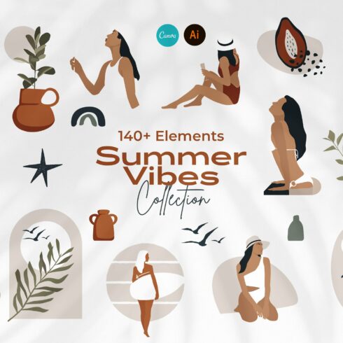 Summer Vibes Graphics Collection cover image.