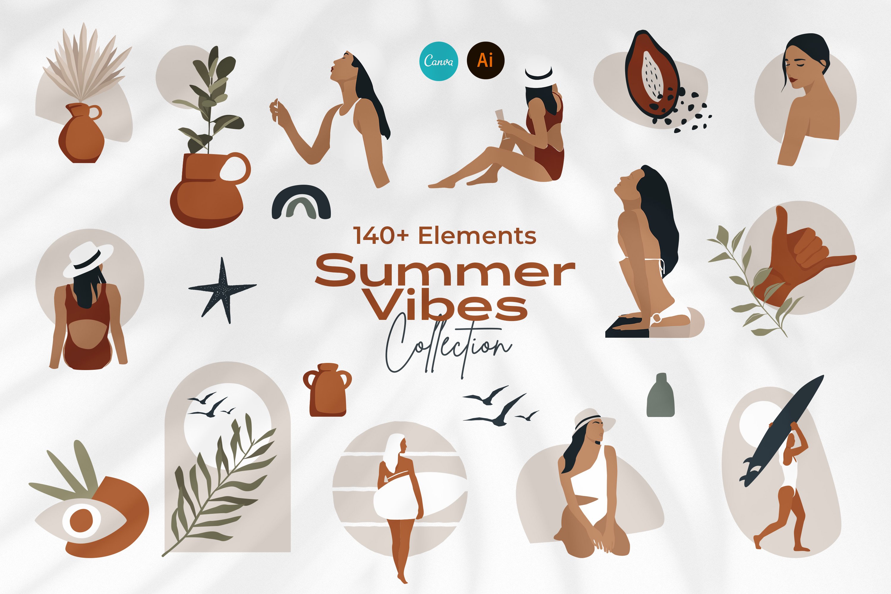 Summer Vibes Graphics Collection cover image.