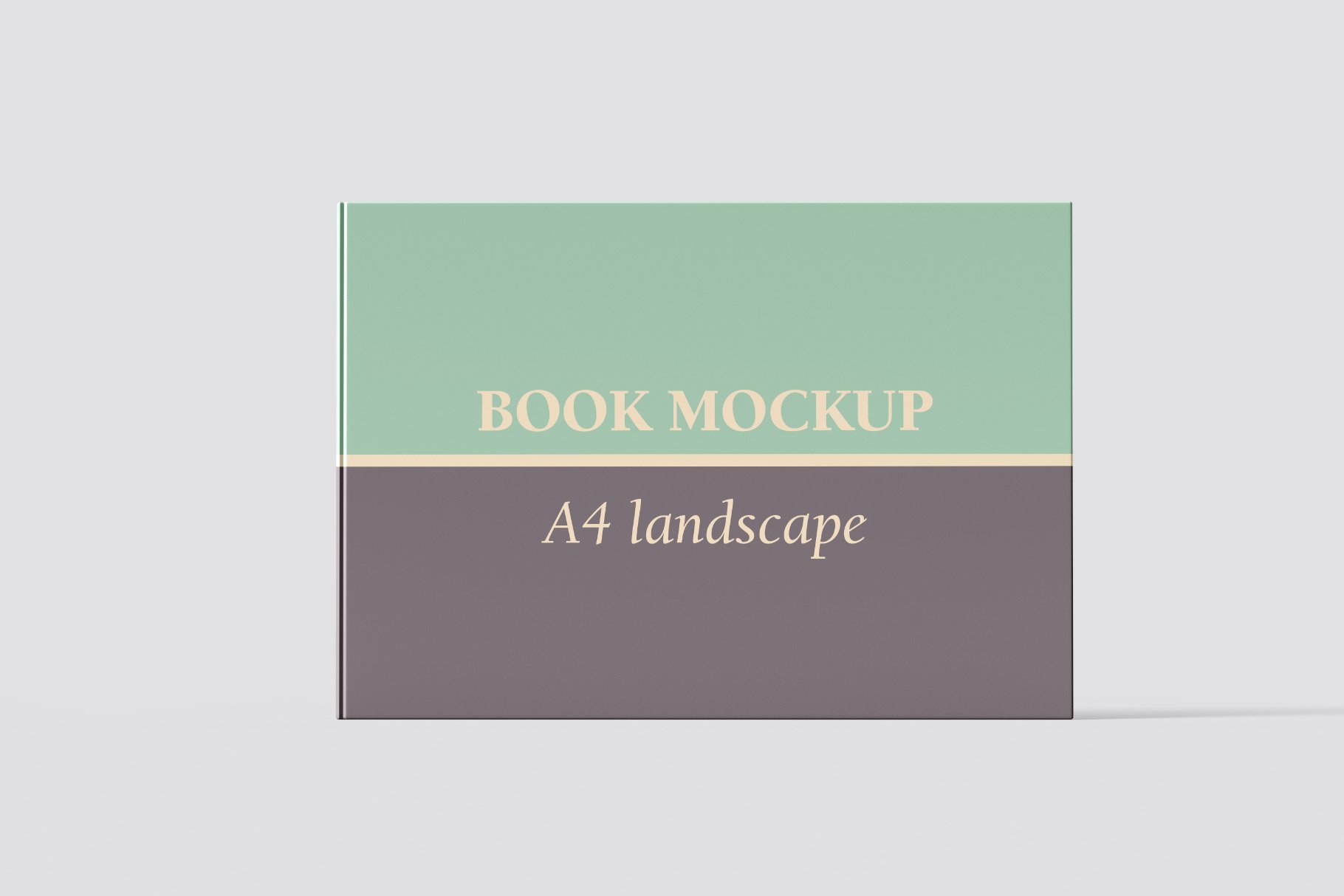 Landscape Book Mockup - 12 views preview image.