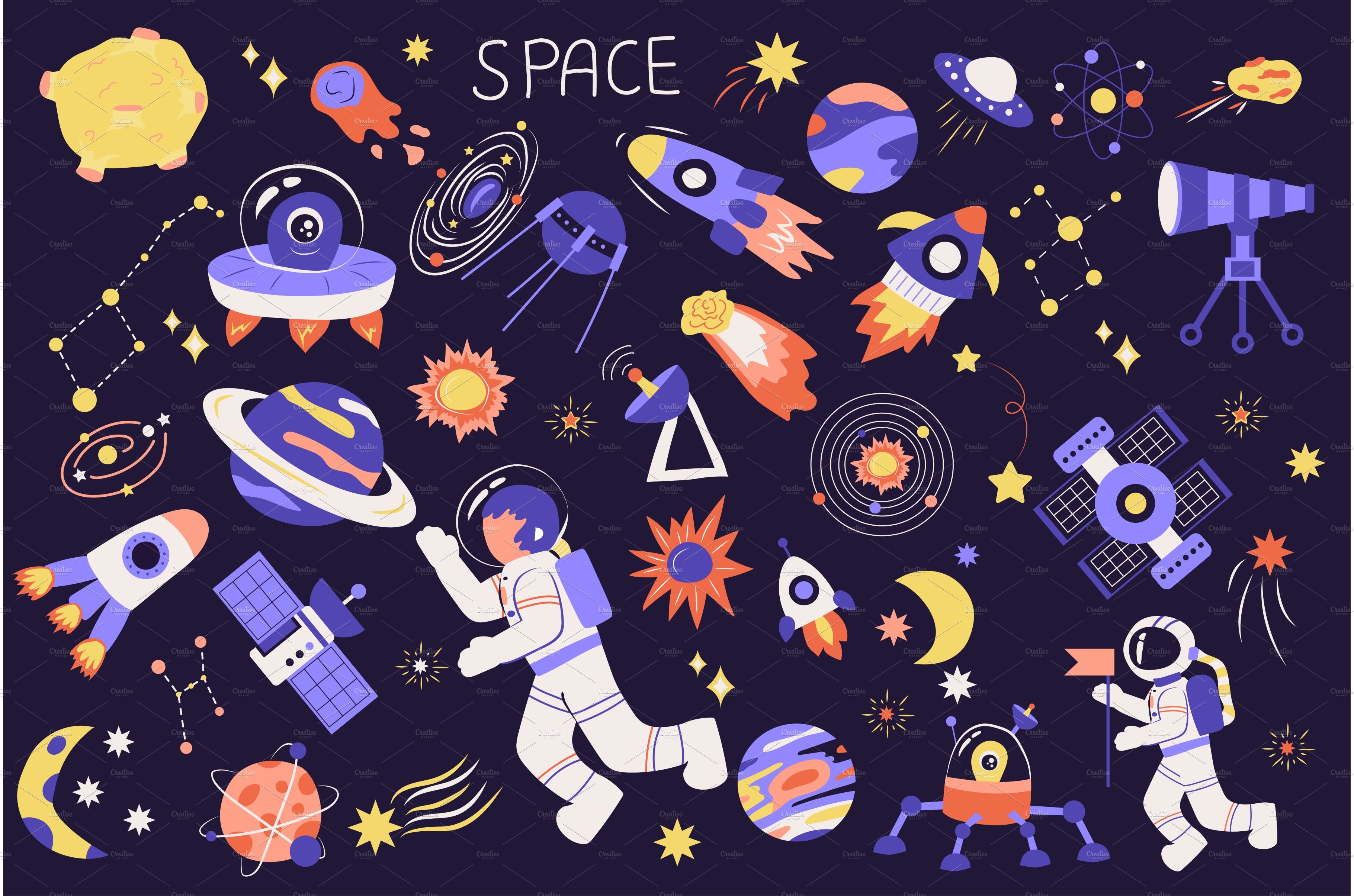 Space Cute Set cover image.