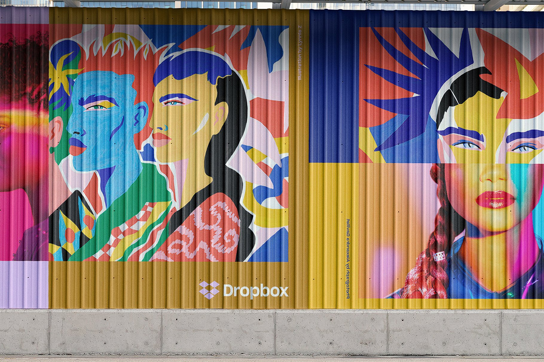 Mural Street Mockup preview image.