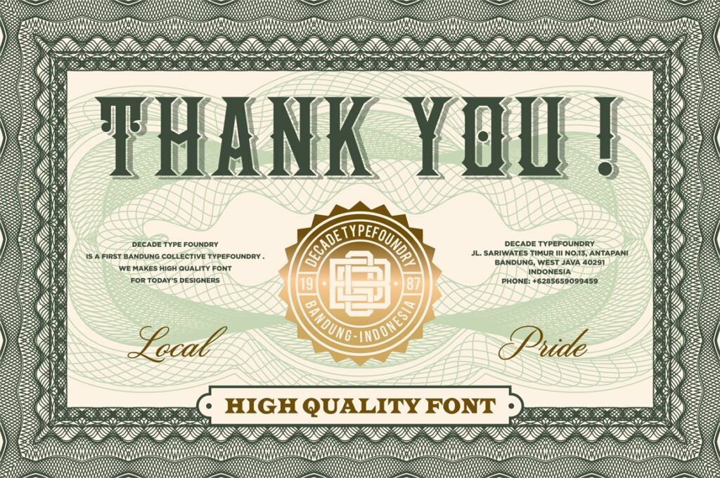 Courrency Font National Currency Font – MasterBundles