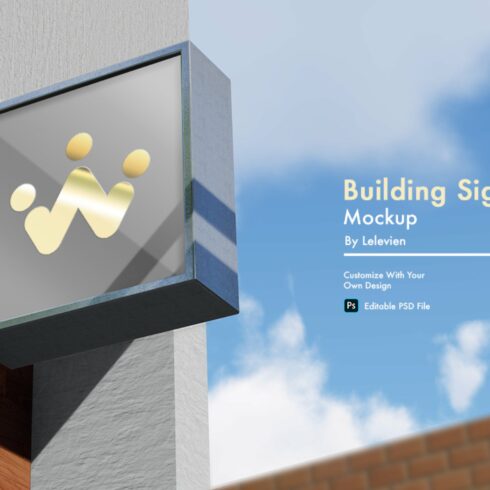 Building Sign Mockup cover image.