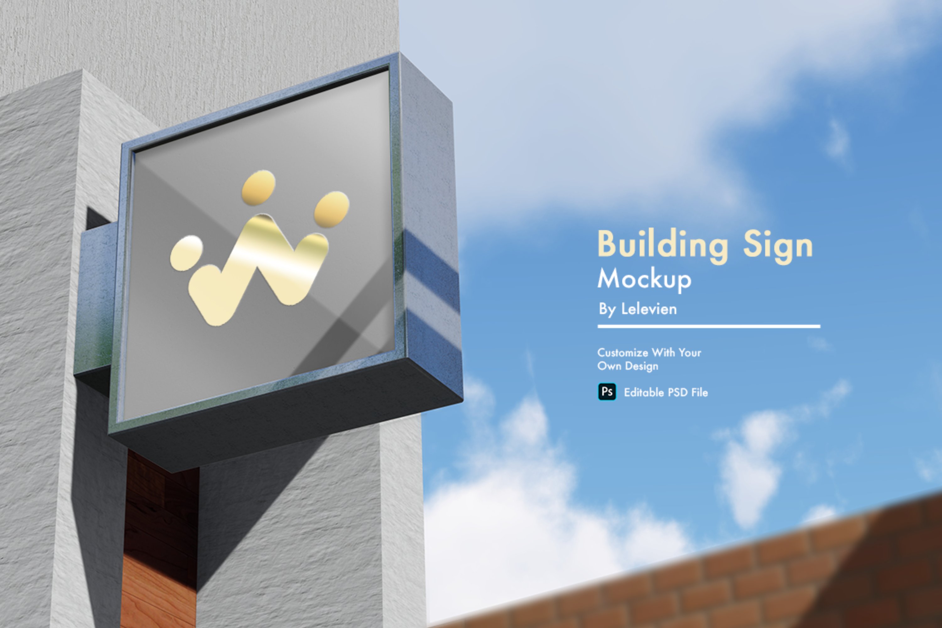 Building Sign Mockup cover image.